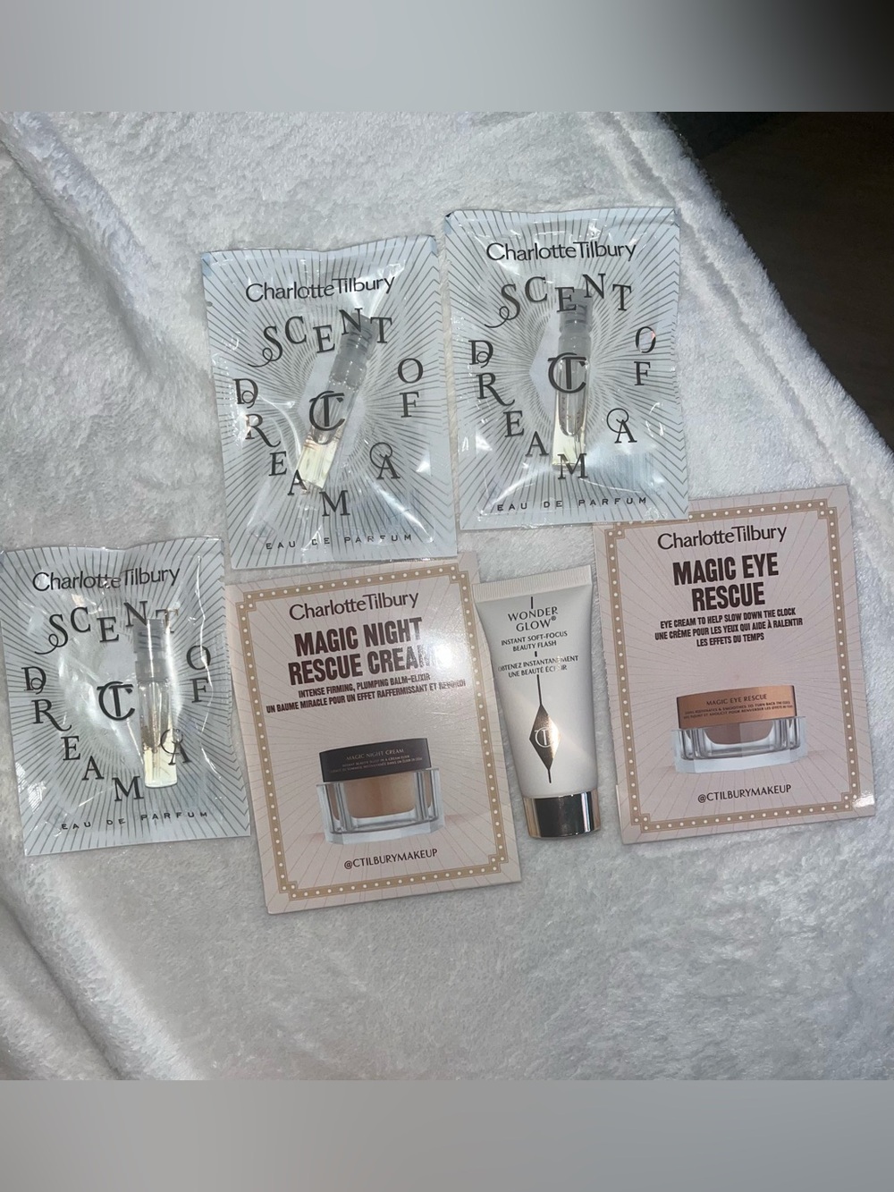 New Charlotte Tilbury 6 Piece Set in Pouch
